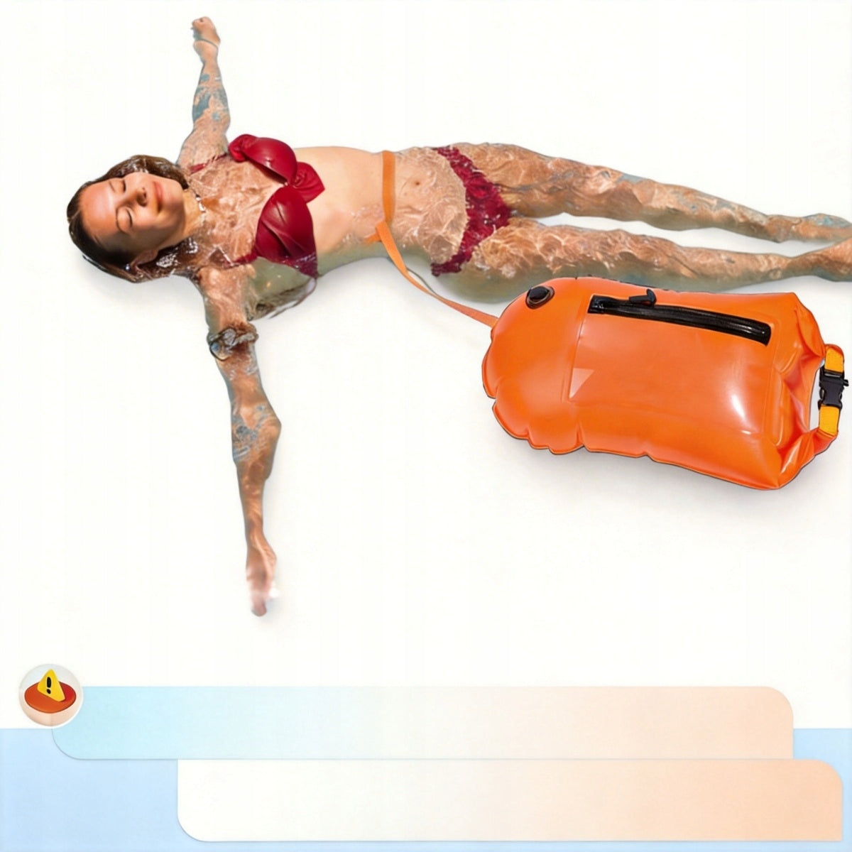 BUOY SAFETY BUOY FOR SWIMMING DRY POCKET INFLATABLE BOARD Brand no brand