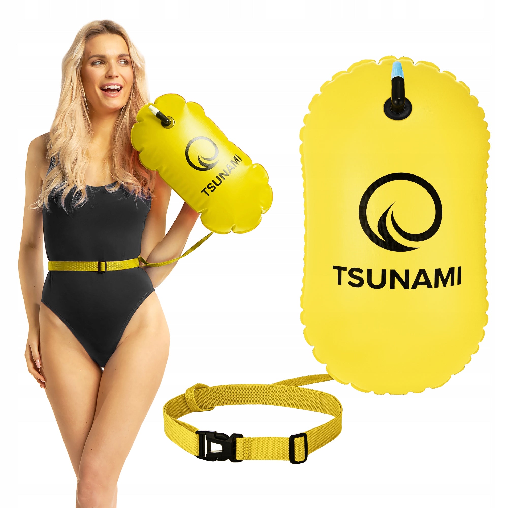 BUOY SAFETY BUOY FOR SWIMMING INFLATABLE DRY POCKET TSUNAMI BASIC