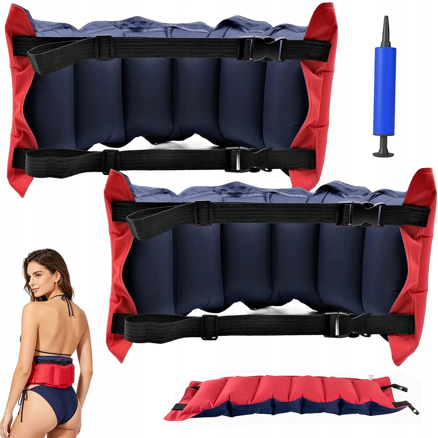 BUOYANCY BELT UNIVERSAL FLOATING BELT 2pcs For children and adults