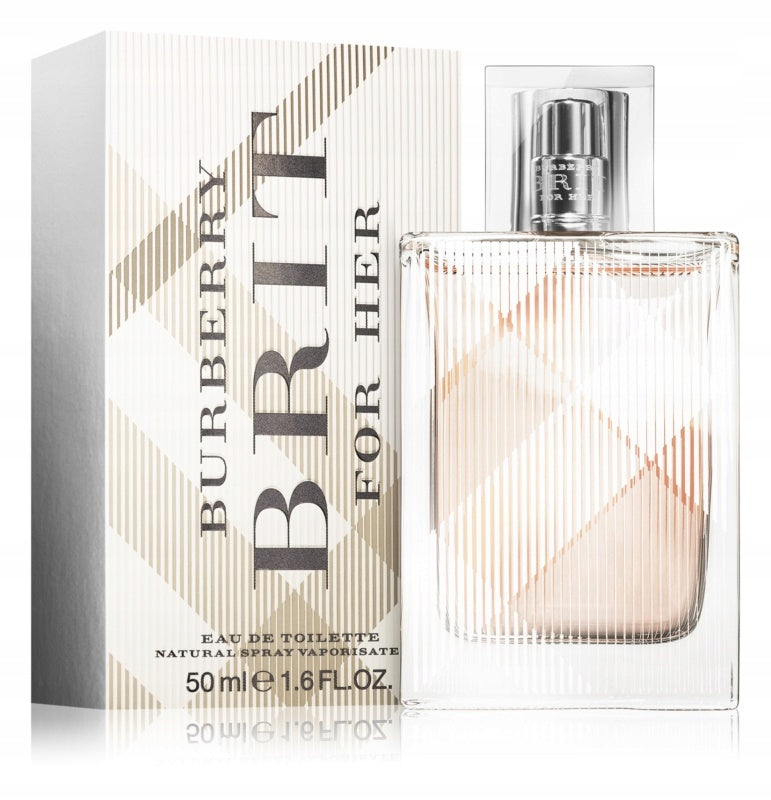 BURBERRY BRIT EAU DE TOILETTE FOR WOMEN 50ML Packaging status original