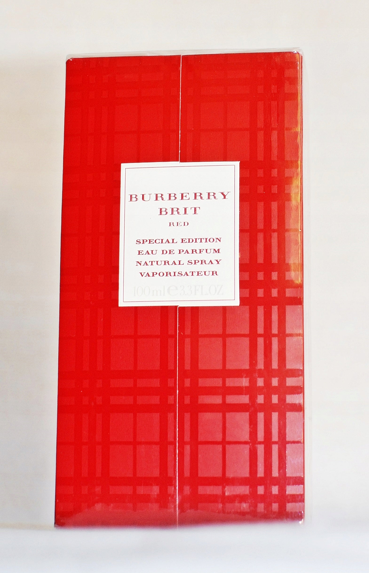 BURBERRY BRIT RED EDITION 100 ML EAU DE PARFUM UNIQUE Packaging status original