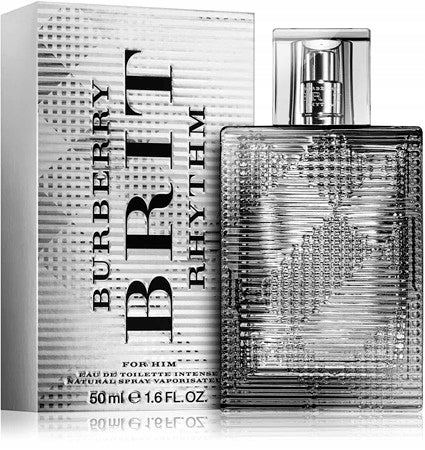 BURBERRY BRIT RHYTHM INTENSE FOR HIM 50 ML EAU DE TOILETTE RARE