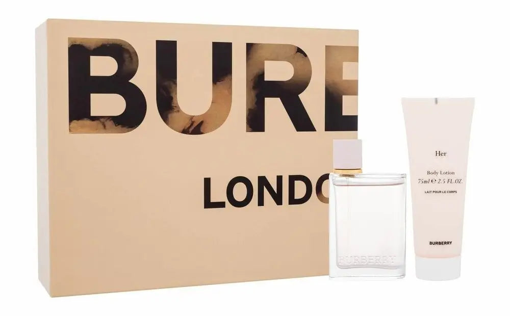 BURBERRY BURBERRY HER - EDP 50 ML + BODY LOTION 75 ML FOR WOMEN Product weight with unit packaging 0.1 kg