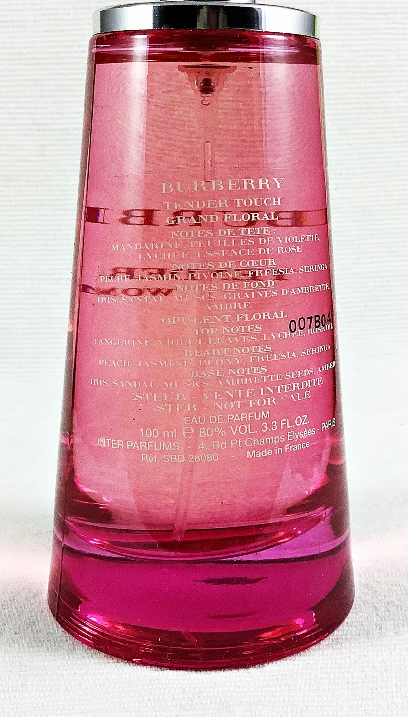 BURBERRY TENDER TOUCH WOMEN 100 ML EAU DE PARFUM UNIQUE Brand Burberry