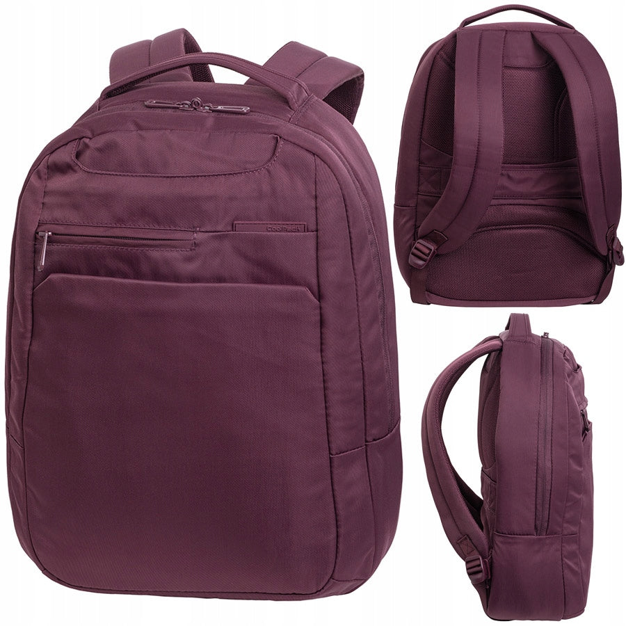BURGUNDY LAPTOP BACKPACK FOR WOMEN'S COLLEGE WORK