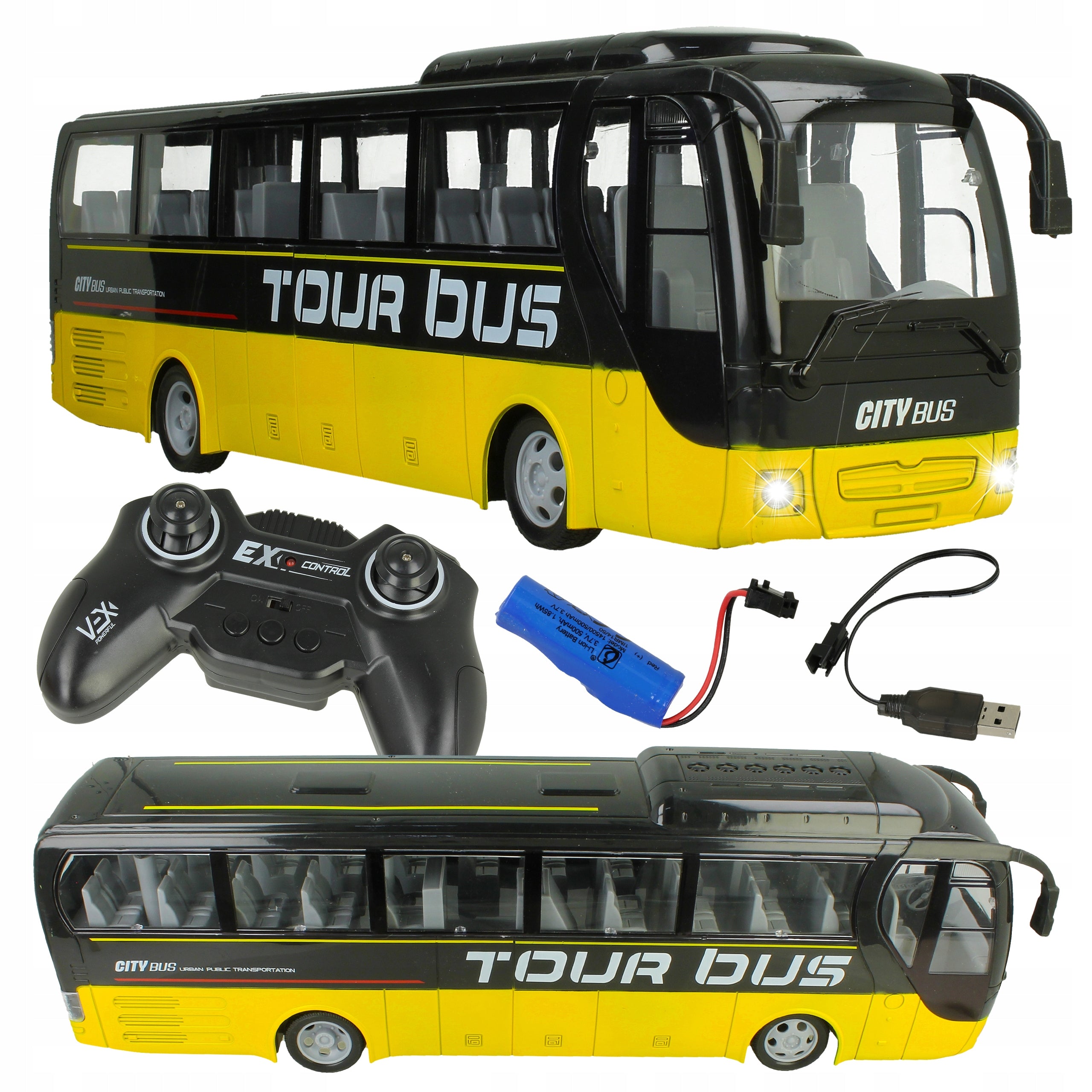 BUS remote controlled LARGE Coach Children's car AUTO WITH REMOTE CONTROL