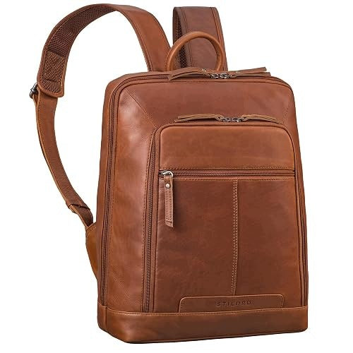 BUSINESS BACKPACK LEATHER GIULIO FOR LAPTOP 15 6 INCH FOR MAN Brand no brand