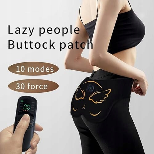 BUTTOCKS TRAINER EMS ELECTROSTIMULATOR 10 MODES FOR WOMEN metal Brand no brand