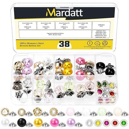 BUTTONS COVERING PEARL SAFE WITHOUT SEWING FOR CLOTHING SET Brand no brand