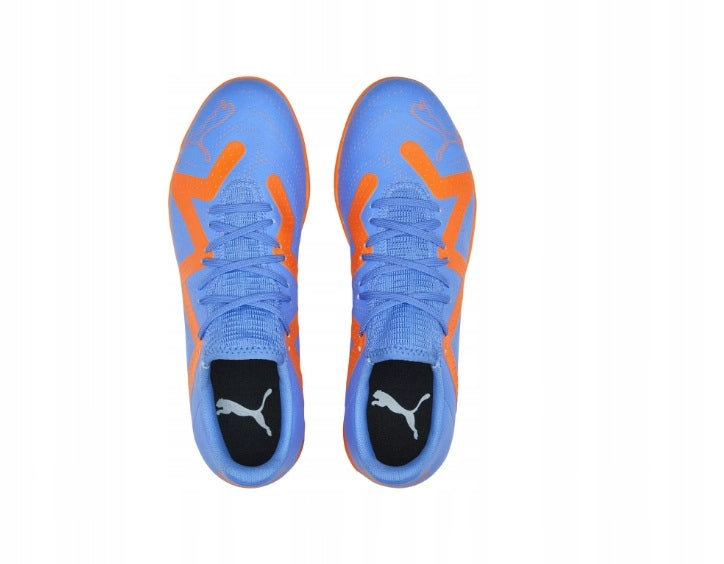 Futbolo bateliai Puma Future Play TT, 45, mėlyni, oranžiniai