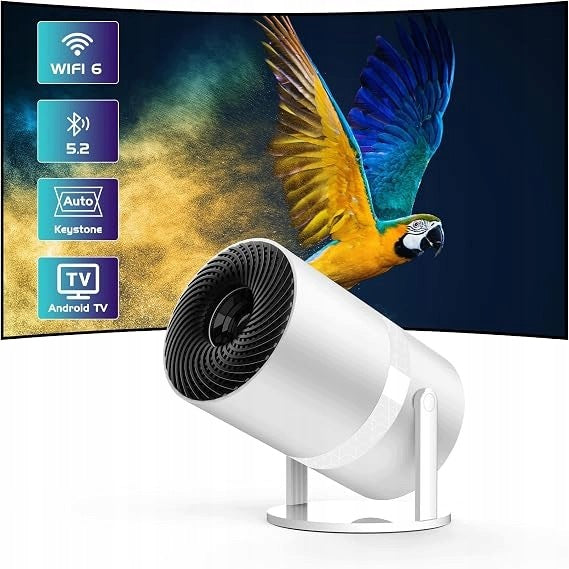 BW34 Mini Projector PYIER Android WiFi 6 Bluetooth 210° Full HD HDMI USB