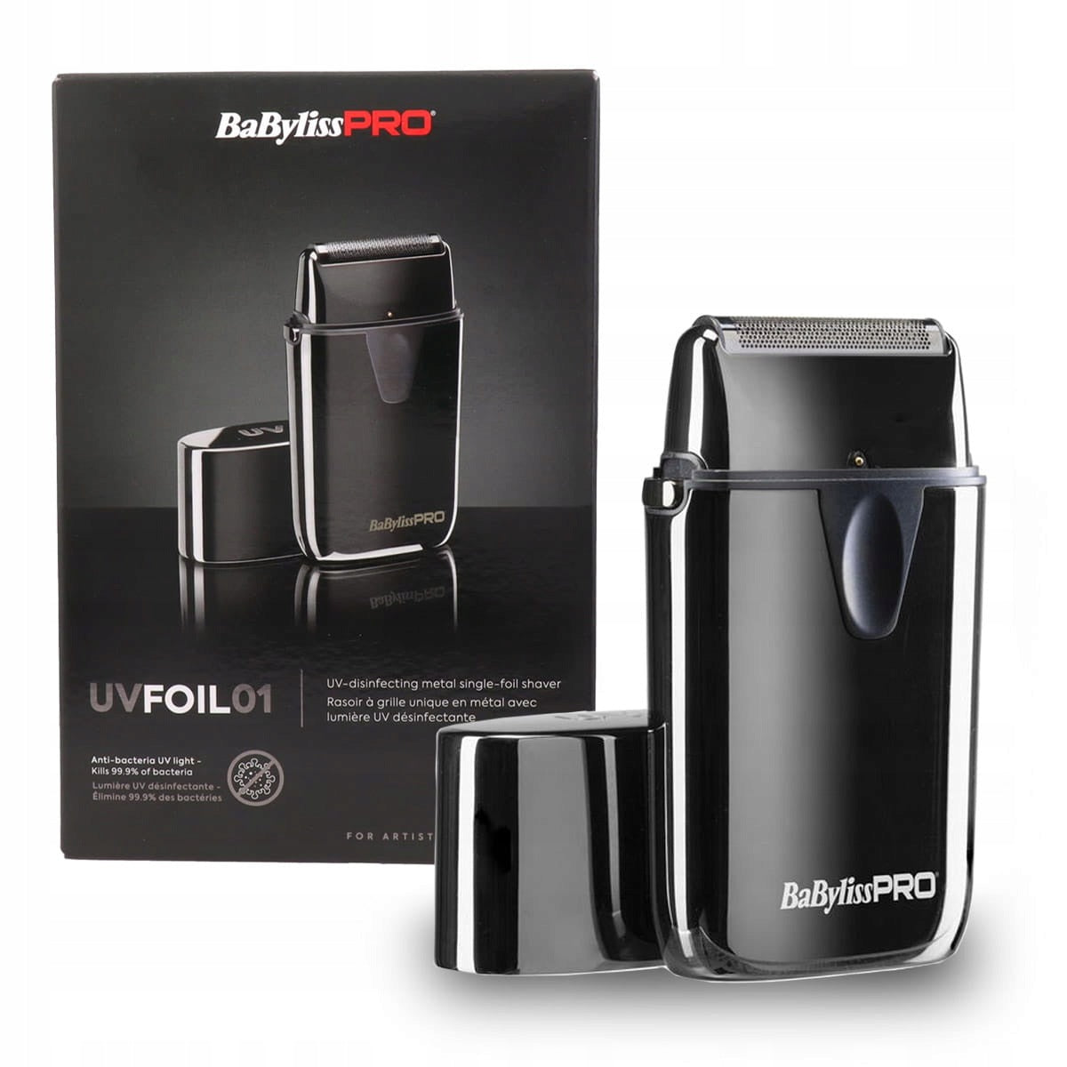 BaByliss UV-FOIL01 Foil Shaver UV Disinfection FXLFS1E Professional