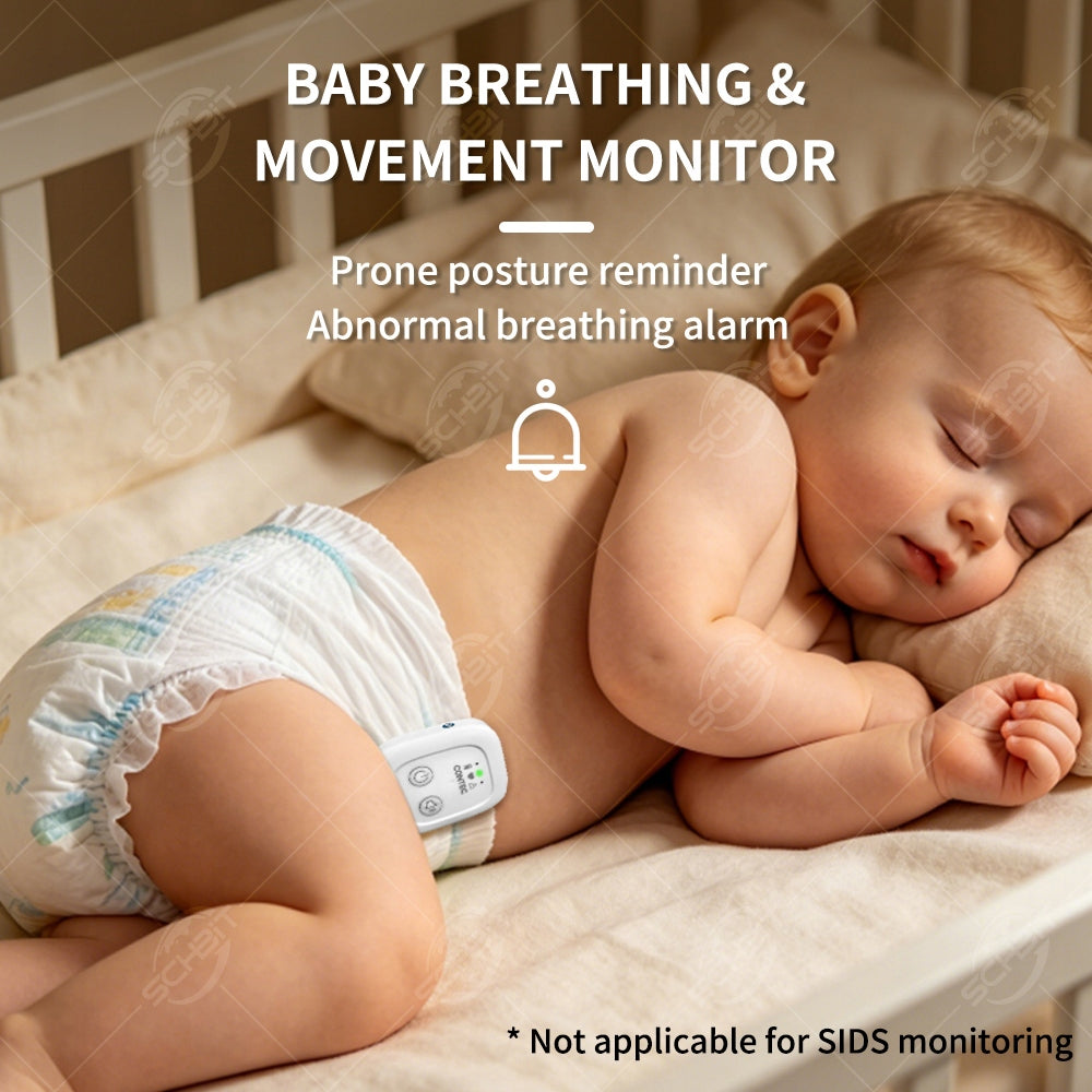 Baby Breathing Movement Monitor – Non-Contact Sensor, Real-Time Alerts Packaging status original