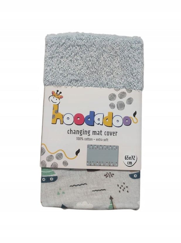 Baby Changing Mat Cover 65x72 cm 100% Cotton Blue