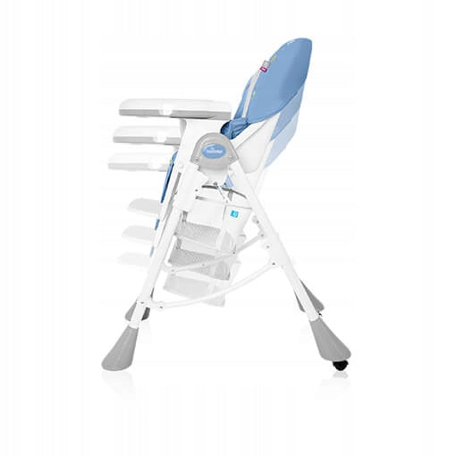 Baby Design Pepe 07 High Chair (Turku Color shades of gray and silver