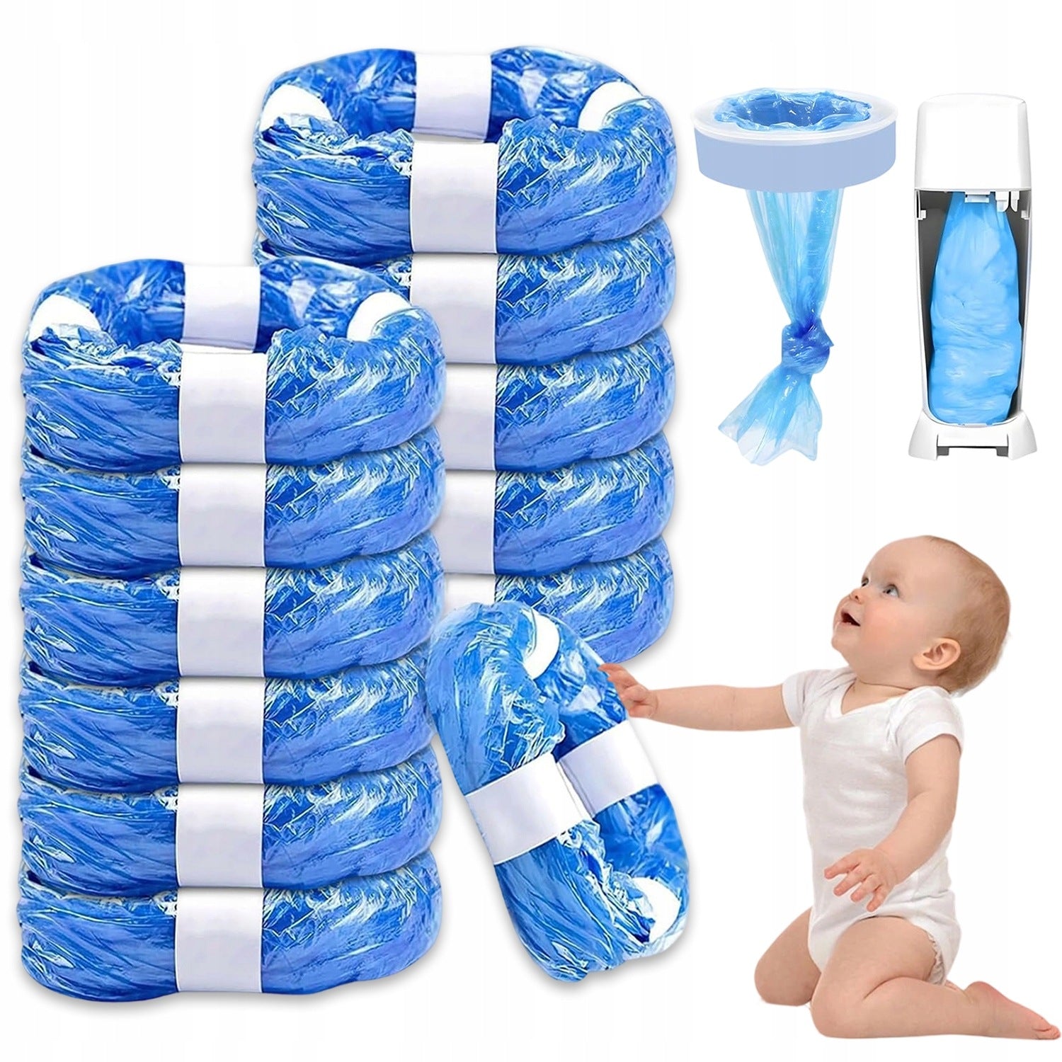 Baby Diaper Basket Bags, Anti-Fragrance Diaper Bags