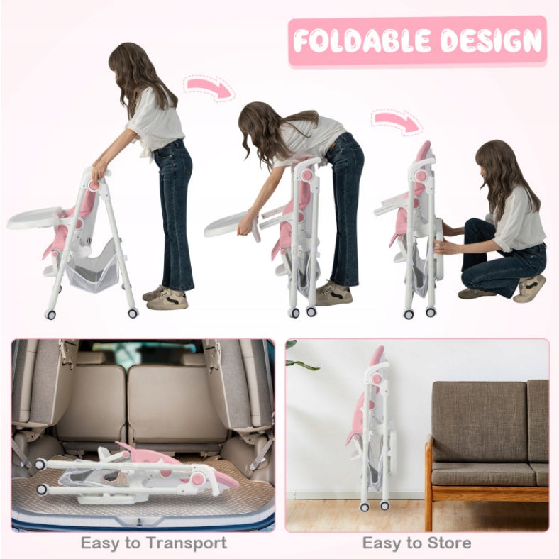 Baby Feeding Chair FOLDING Adjustable Footrest EAN (GTIN) 5906214934924