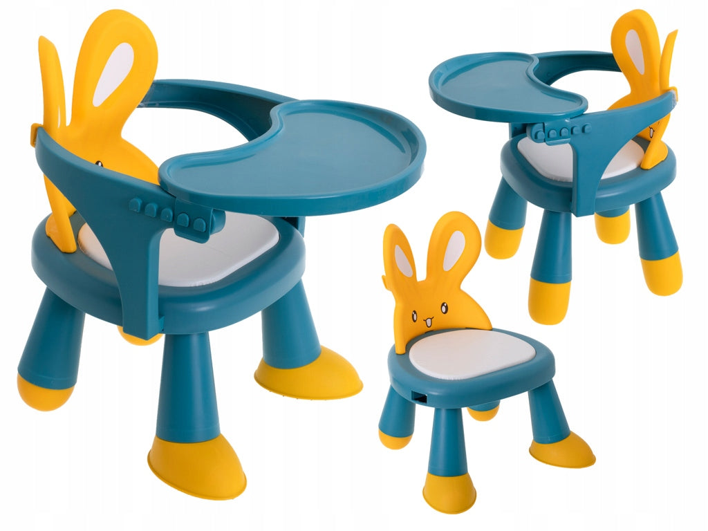 Baby Feeding Chair Folding Portable Adjustable Table
