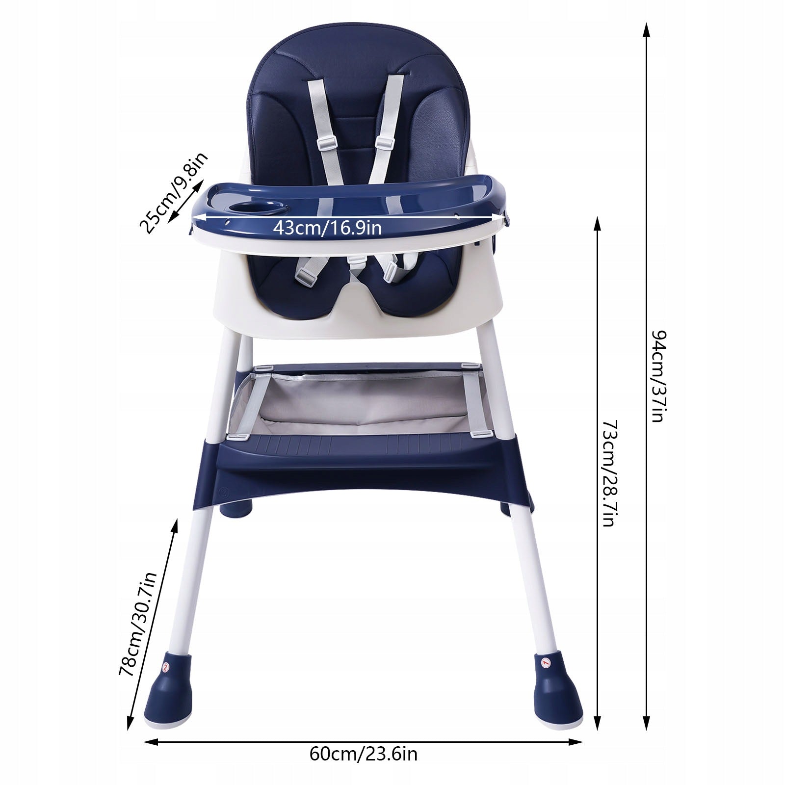 Baby Feeding Chair, Load 80 Kg 78 x 60 x 94 cm Brand no brand