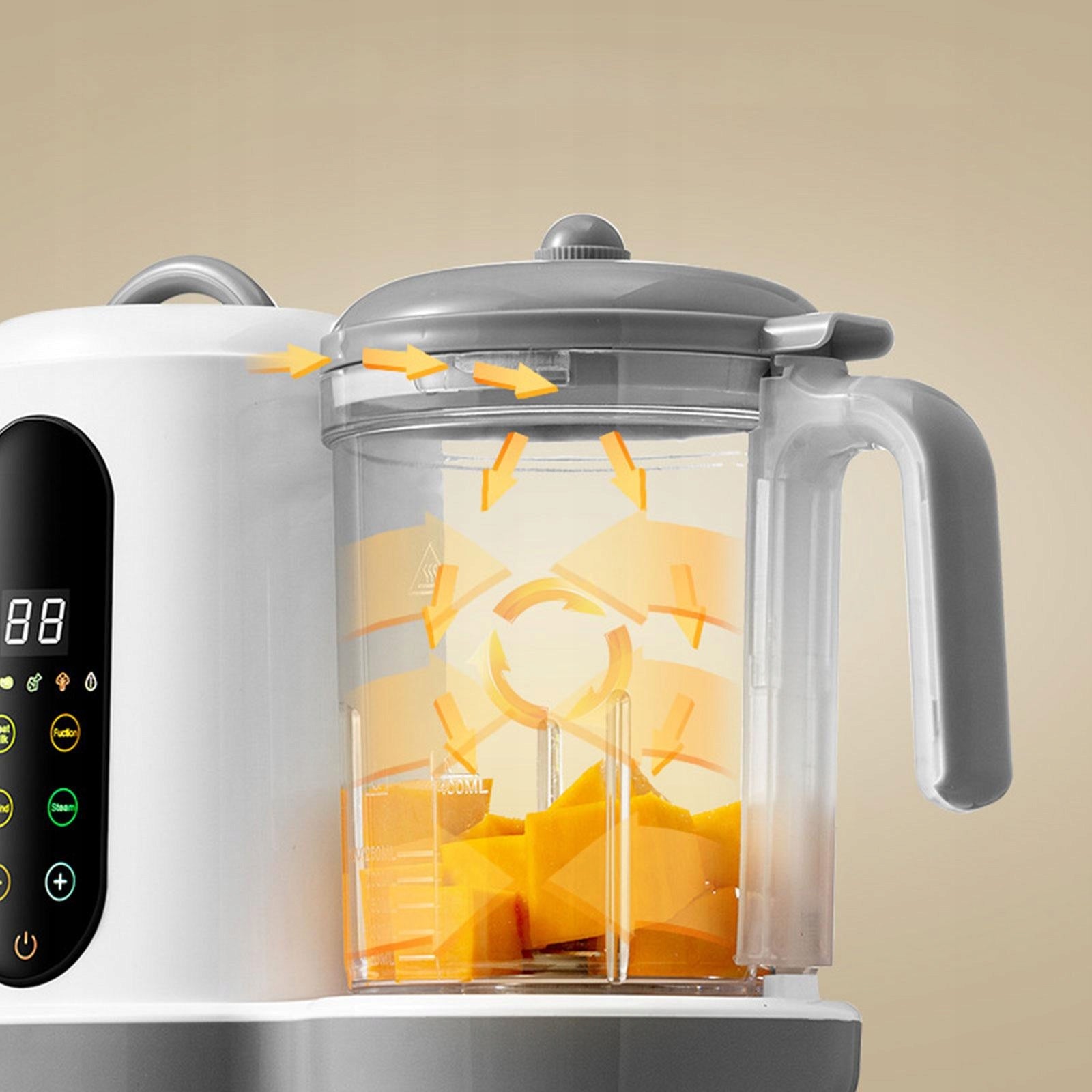 Baby Food Maker Puree Blender,Homemade Food Mills Machines Touch Screen Packaging status original