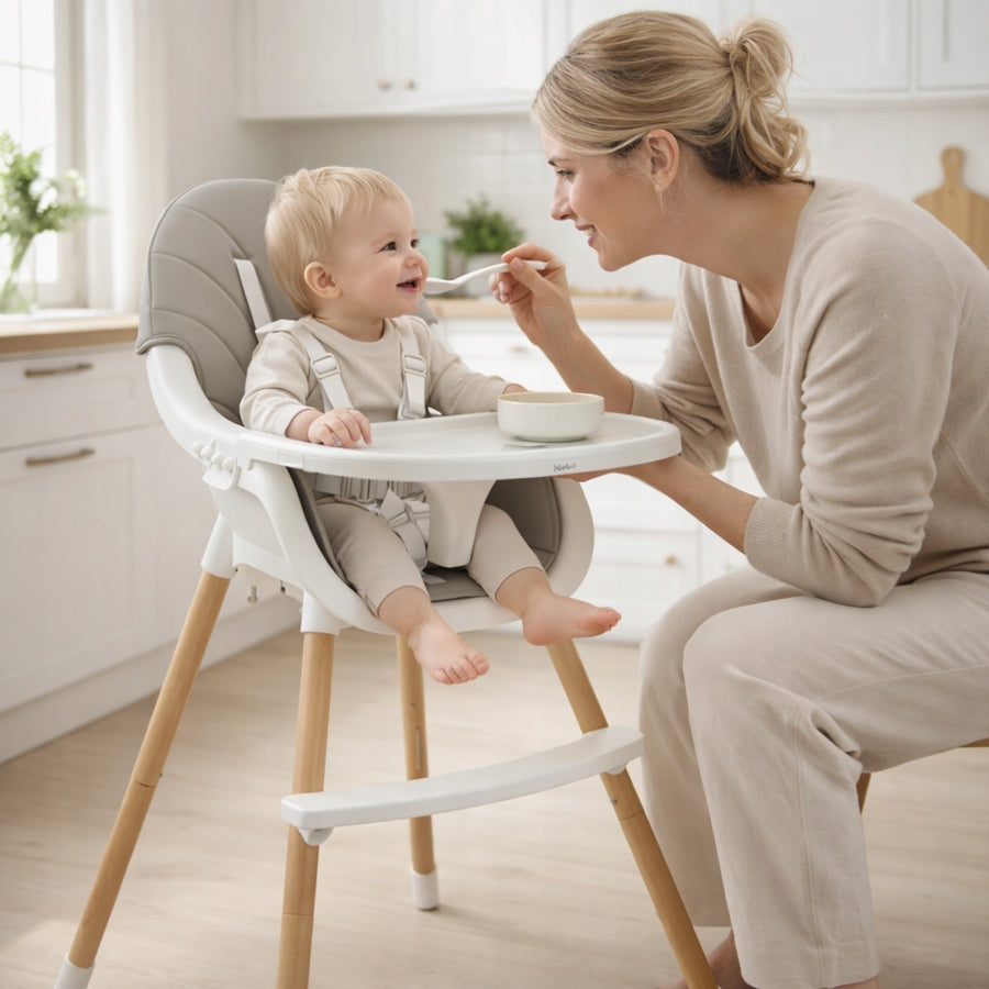 Baby Footrest Feeding Chair Adjustable 3in1 Tray Pillow Manufacturer code S-MERK09
