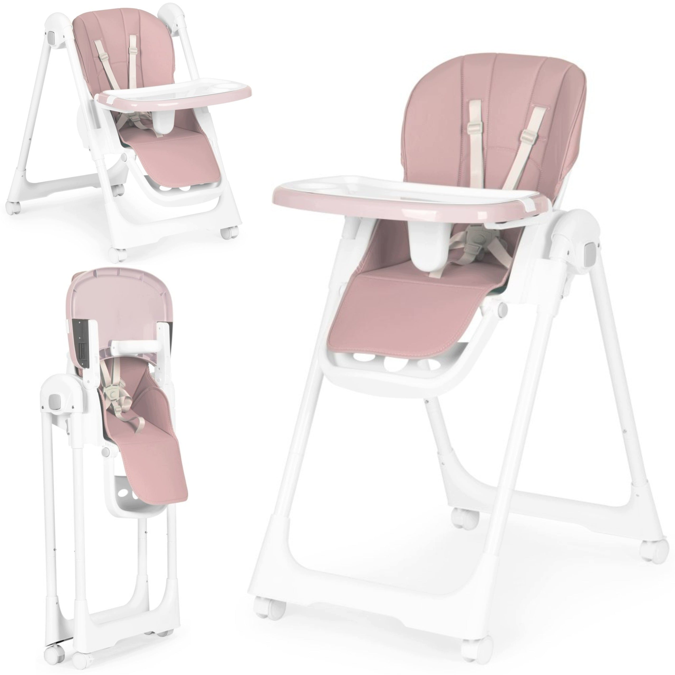 Baby Highchair Feeding Seat 6-36 M Folding Height Reg.