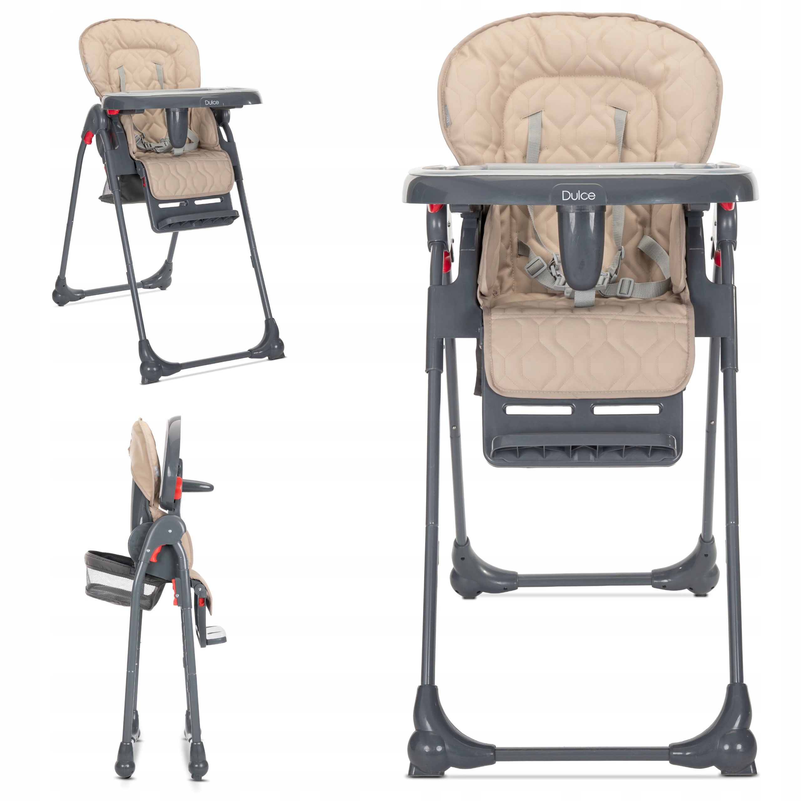 Baby Highchair Folding Adjustable Tray Lorelli Dulce Manufacturer code 10100452507