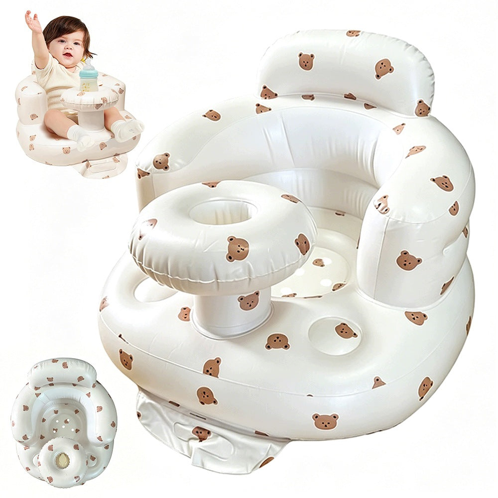 Baby Inflatable Highchair For Learning To Sit Feeding With Backrest Brand no brand