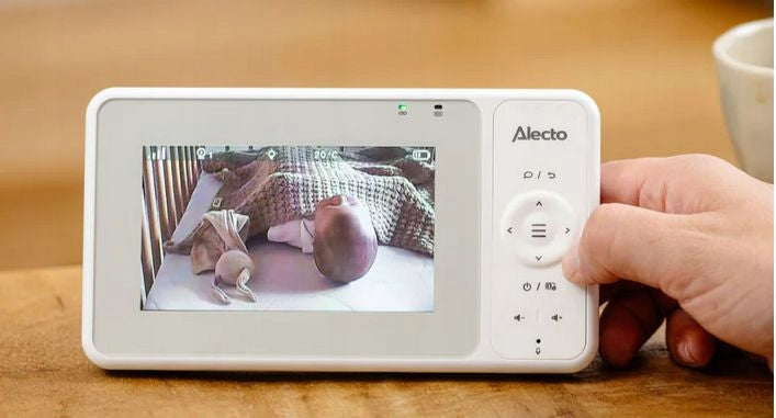 Baby Monitor Alecto with Camera, 4,3-Inch Display White Brand Alecto
