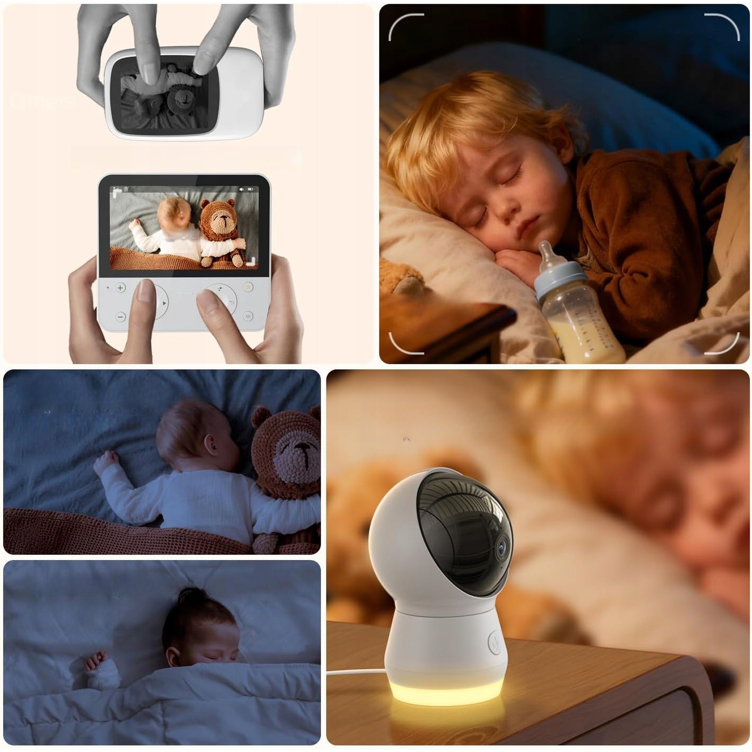 Baby Monitor BOIFUN 4MP WIFI 2 Cameras Baby Monitor 5.5" Brand Boifun