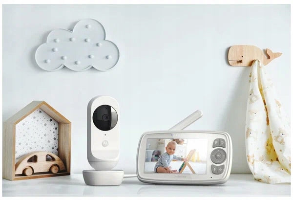 Baby Monitor Baby Video Camera Motorola VM34 4.3" white Medical device no