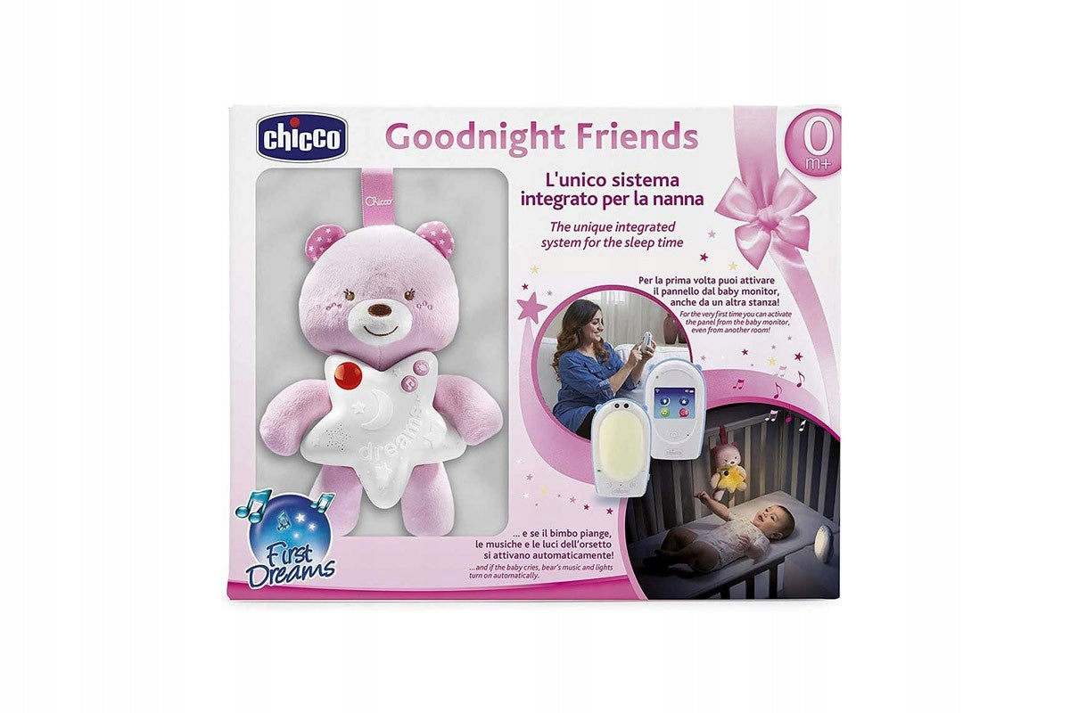 Baby Monitor Chicco Baby with Bears Pink Packaging status original