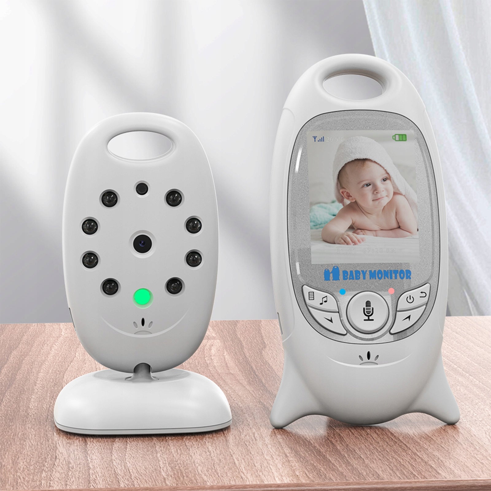 Baby Monitor Electronic HD Live Camera Night Mode 2.0" LCD VOX Video VB601 Packaging status original