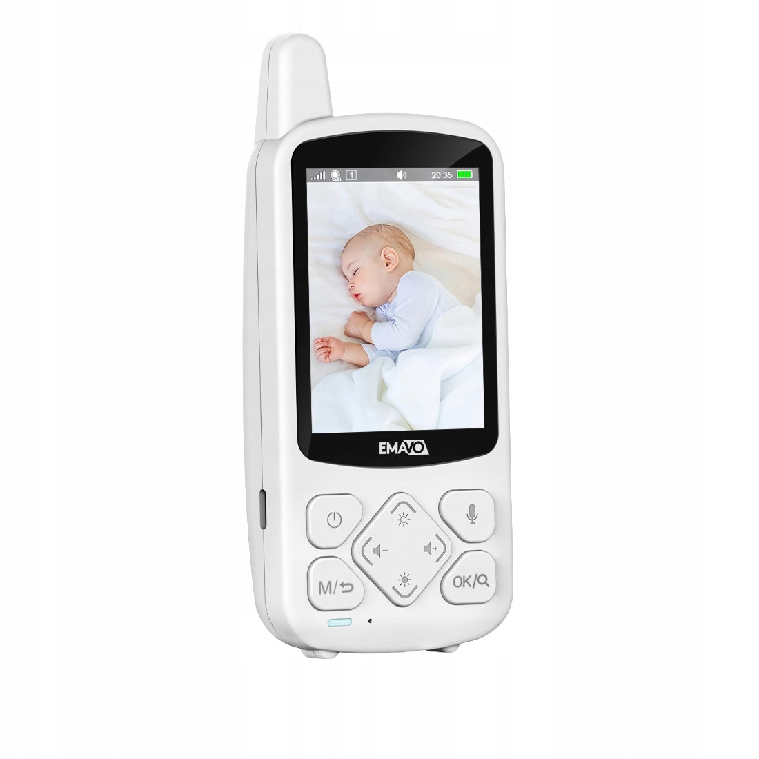 Baby Monitor Emavo Camera Night Mode Audio HD VOX Crying Detection Medical device no