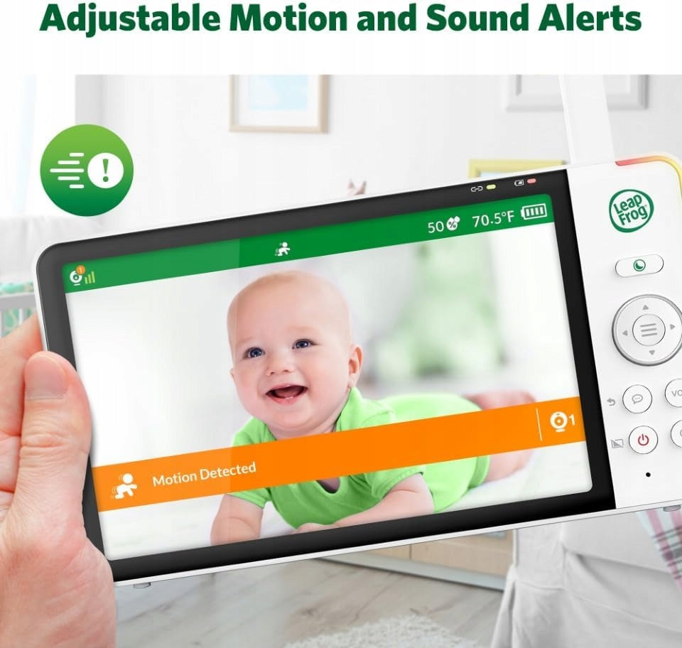 Baby Monitor LeapFrog LF920-2HD 7" Video 2 cameras and sound Packaging status original