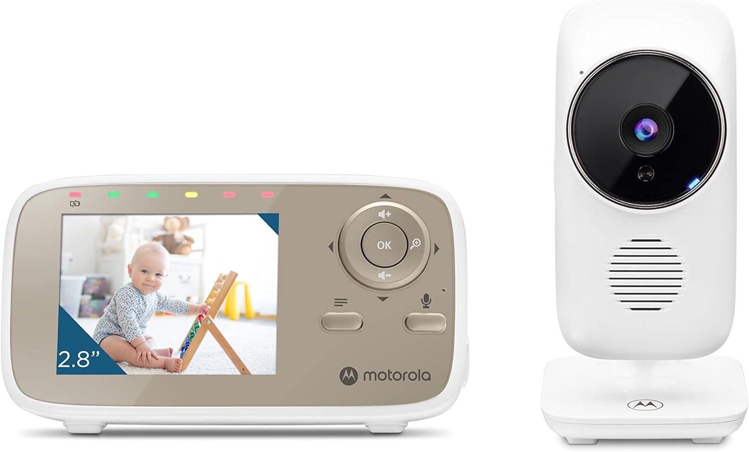 Baby Monitor Motorola HD Video Camera VM483 Zoom + Talk Function