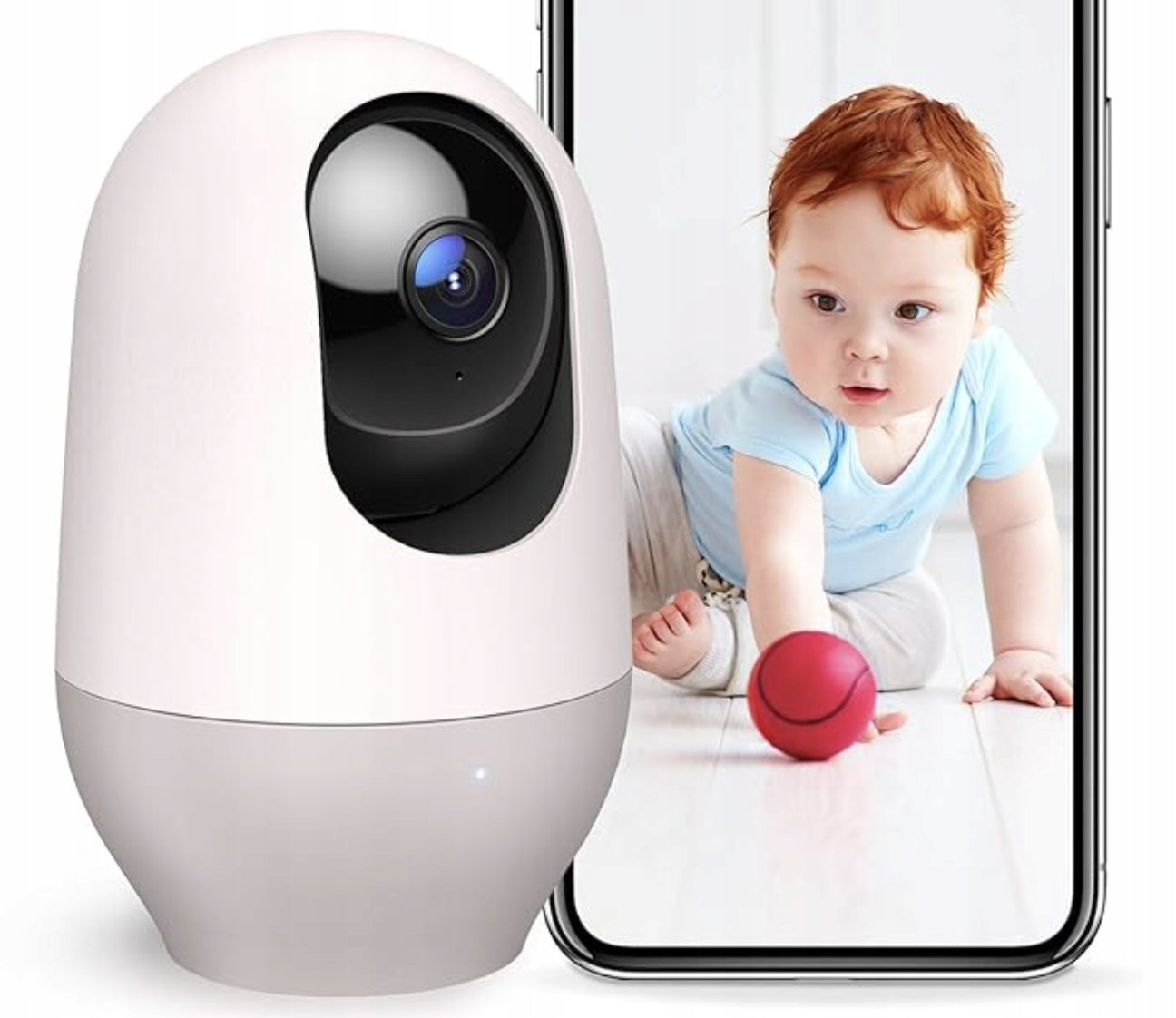 Baby Monitor Nooie 360 Cam 2 IPC100C, 2K Wi Fi