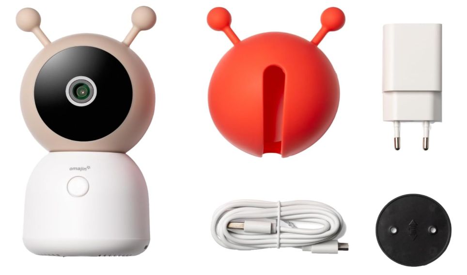 Baby Monitor Omajin Smart HD Baby Monitor Camera + 64GB WIFI CARD