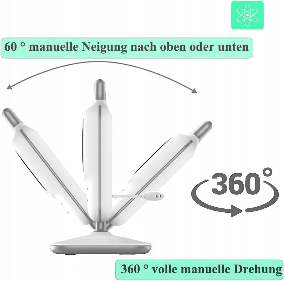 Baby Monitor Smart Video Baby Monitor 3,2'' temperature measurement 1452 Batteries included no