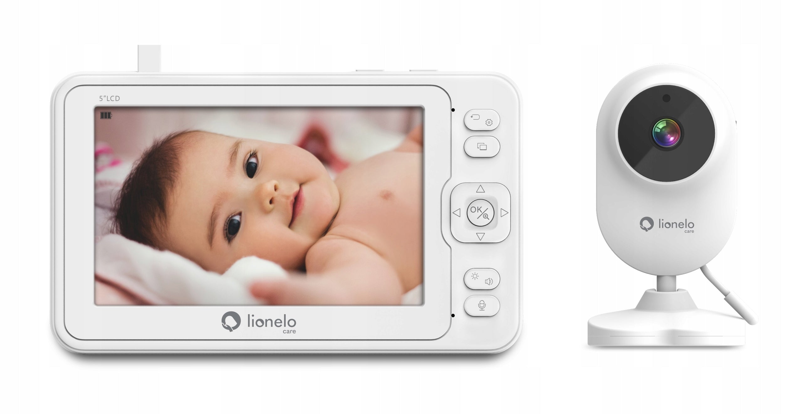 Baby Monitor With Camera Electronic CAMERA RECORDING Lionelo BabyLine 6.2