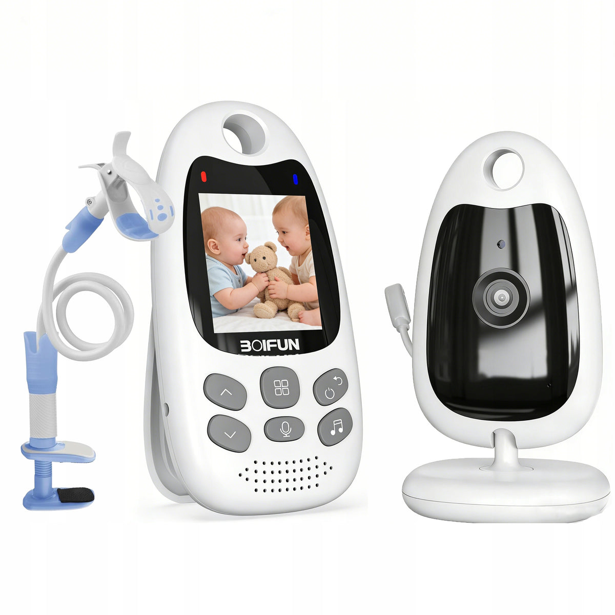 Baby Monitor with Camera and Night Vision 2 Inch LCD Screen VOX Mode