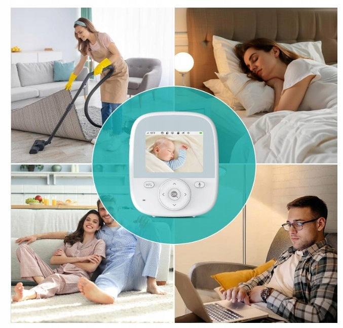 Baby Monitor with Camera and Sound, 2,8 Inch Video Monitor Vizolink Manufacturer code vb28