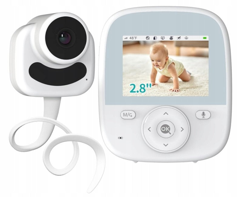 Baby Monitor with Camera and Sound, 2,8 Inch Video Monitor Vizolink
