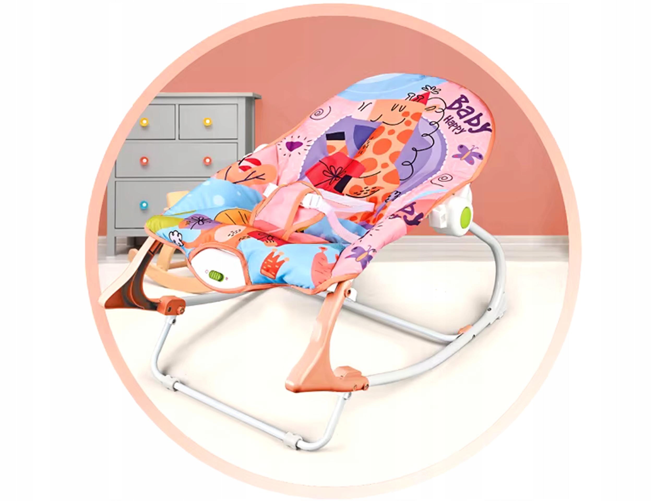 Baby Rocker Cot Crib Cradle Vibration Toys Pink EAN (GTIN) 5904169405988