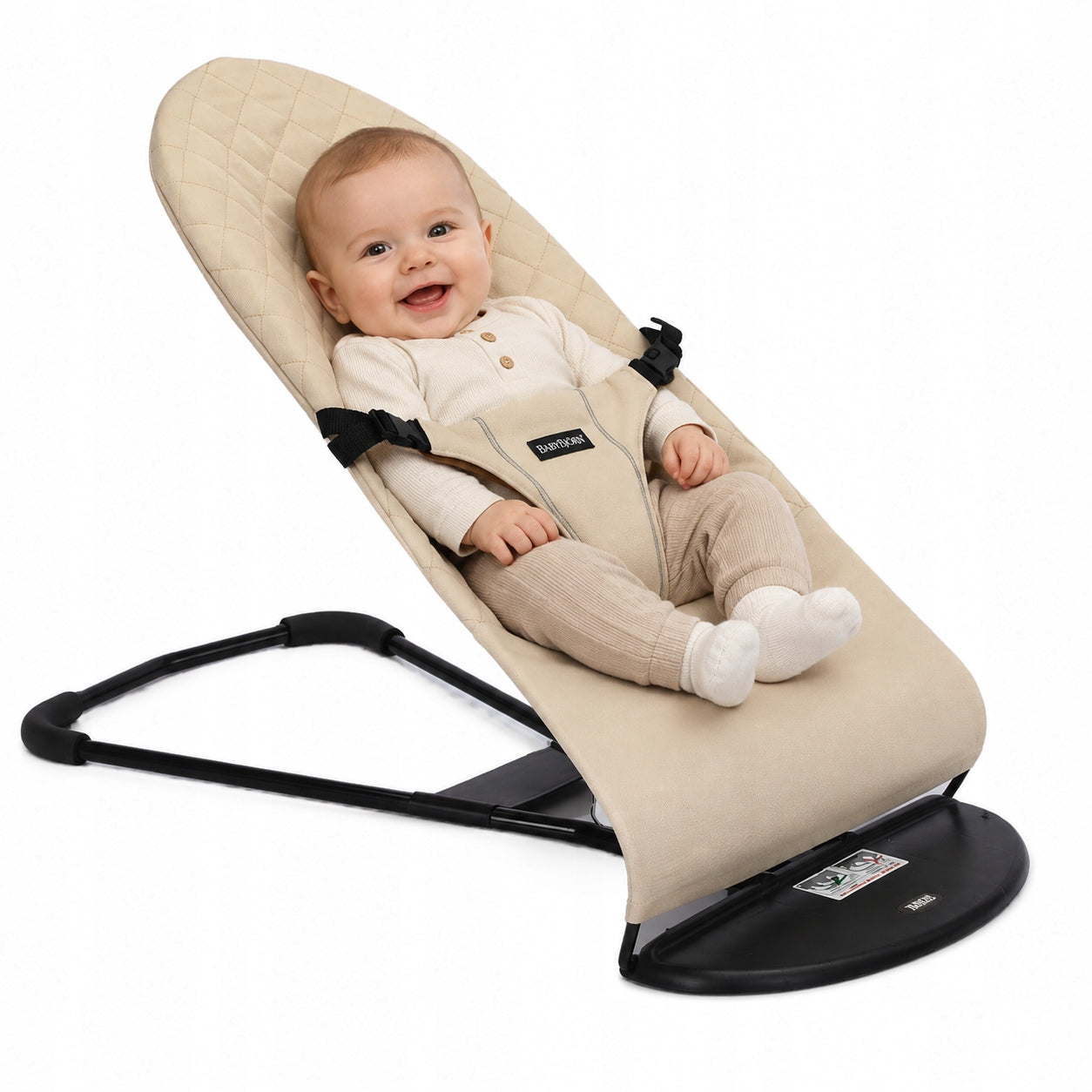 Baby Rocker Folding 3 Positions Toddler Lounger Adjustable