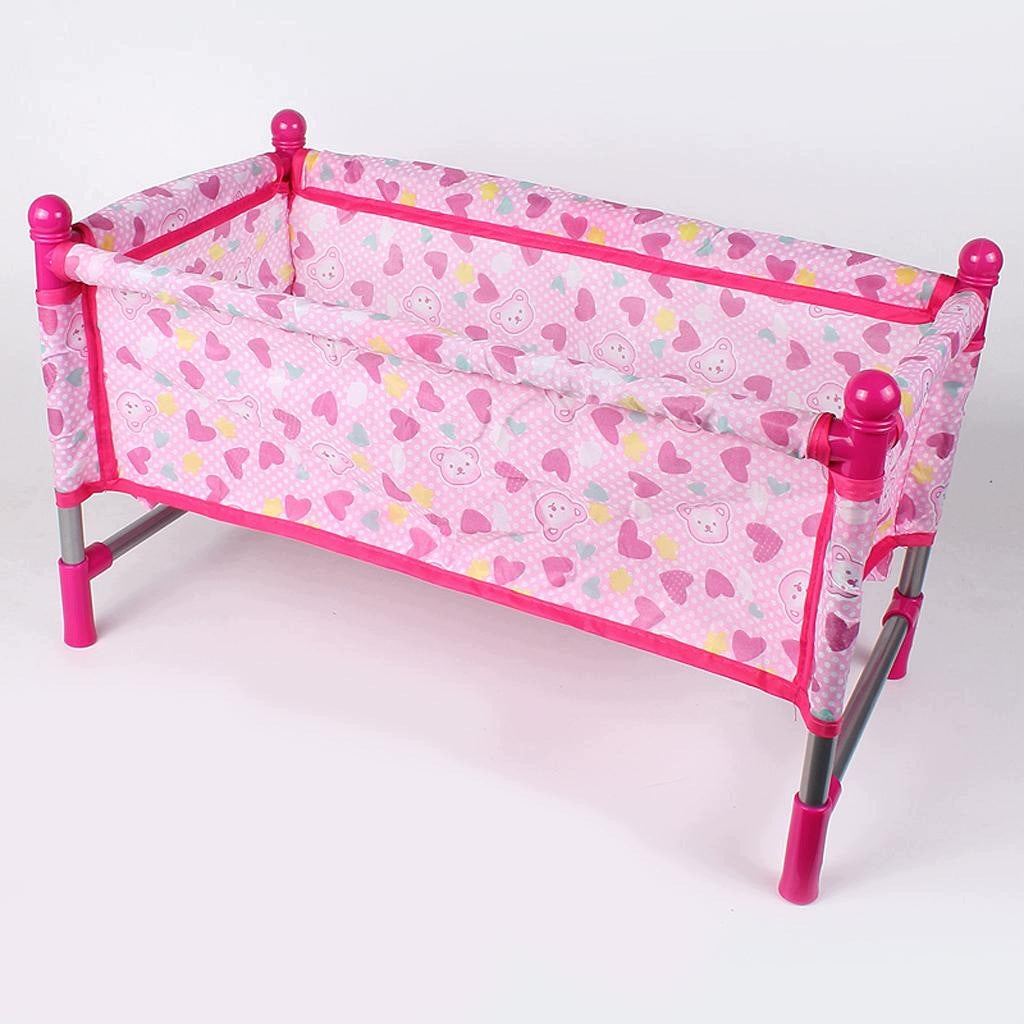 Baby Rocking Crib Doll Swing Plastic Furniture for 9" " Reborn Dolls Packaging status original