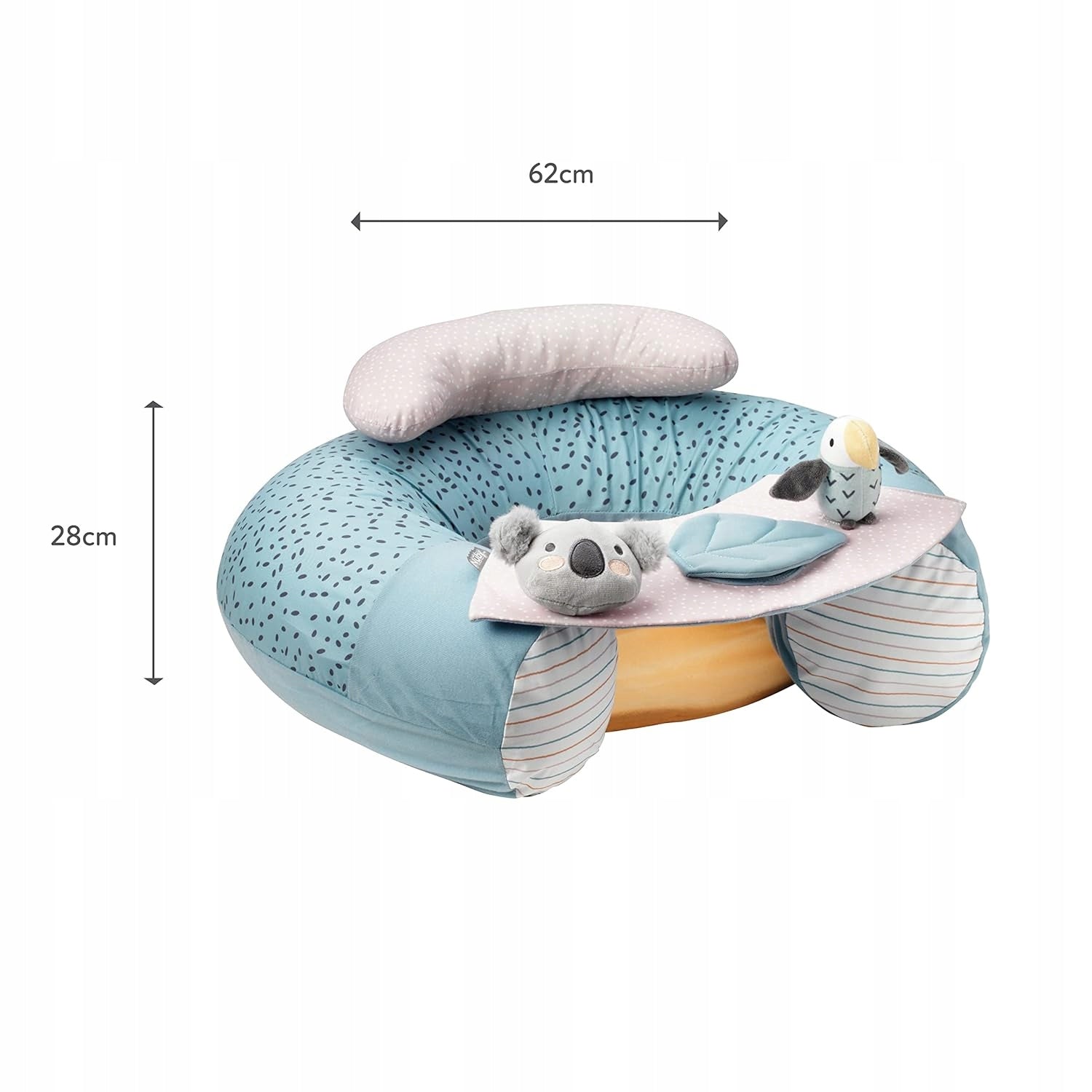 Baby Seat NUBY Sit Me Up Animal Adventures 6m+ Inflatable Tray Manufacturer code 001