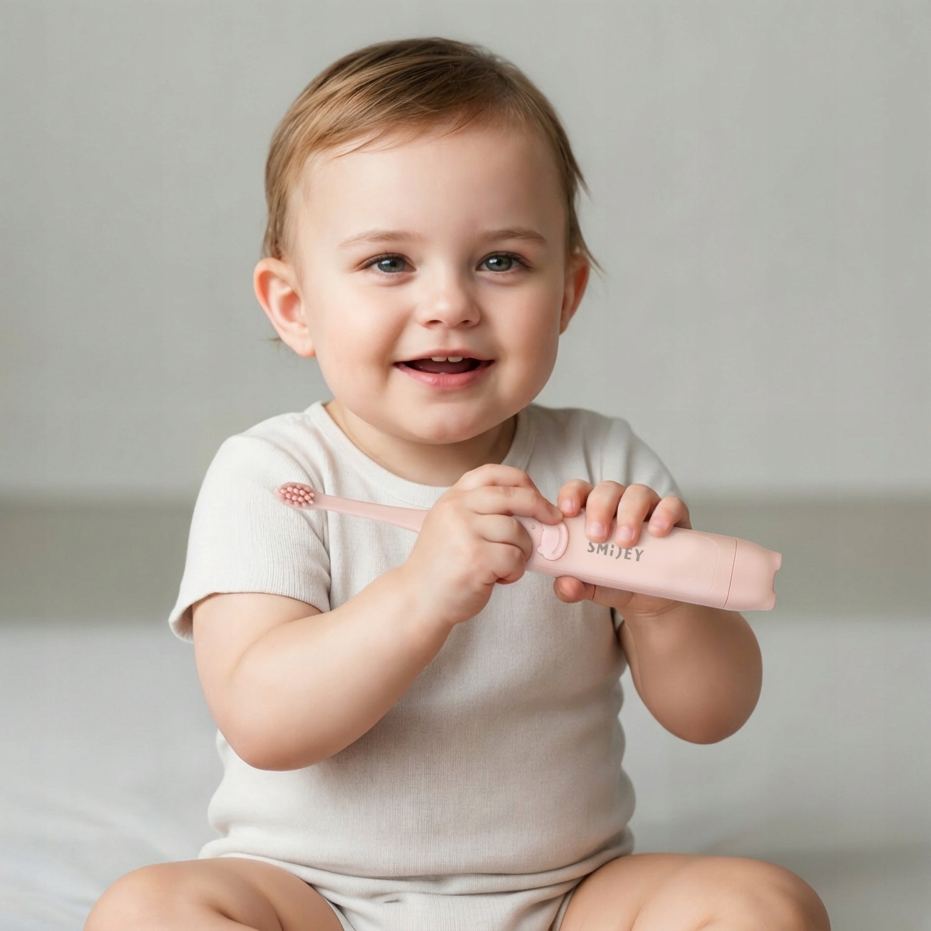 Baby Sonic Toothbrush Baby 0 to 3 Years Gentle Infant Pink Manufacturer code Szczoteczka Soniczna Dla Dzieci Baby Różowa