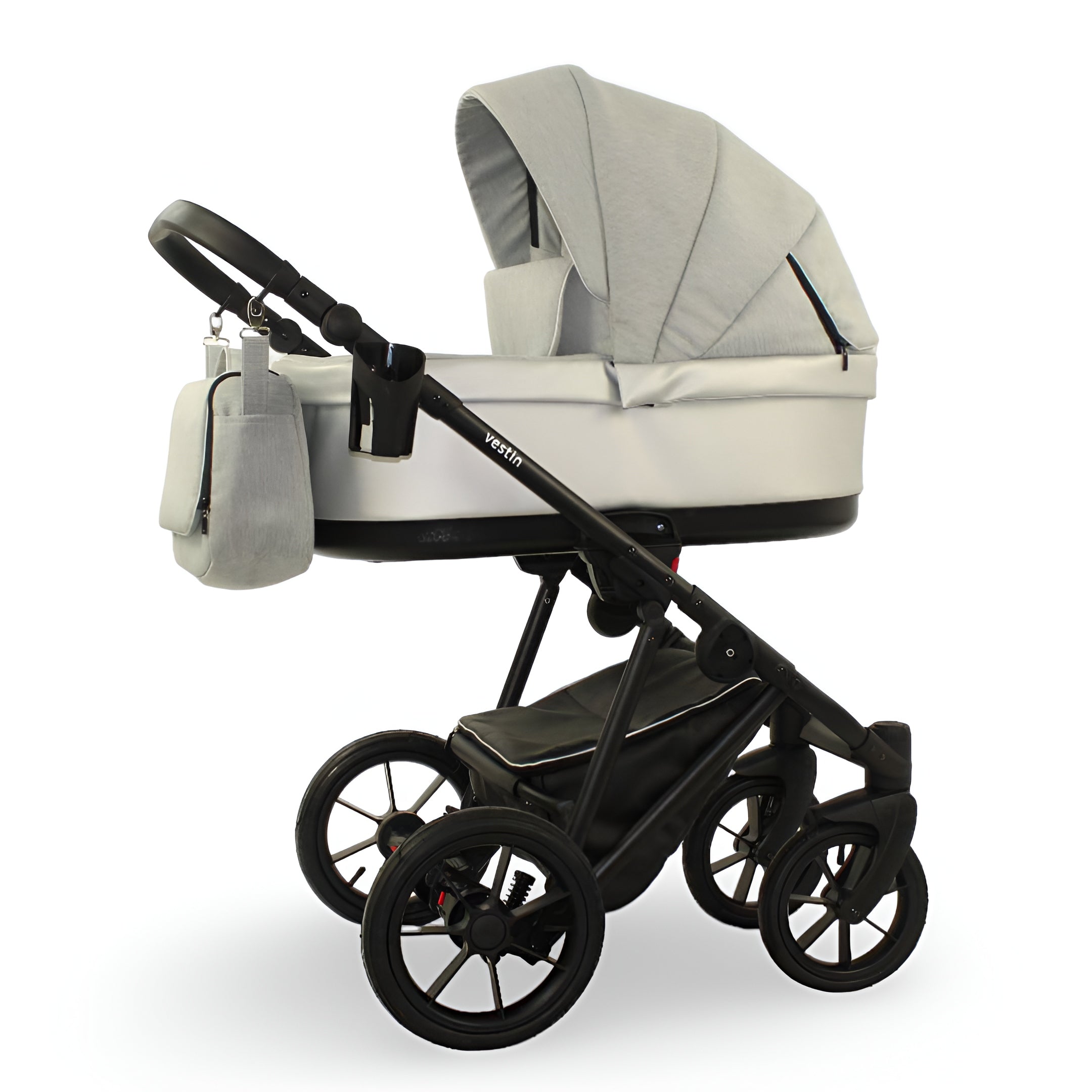 Baby Stroller 3in1 VESTIN Light Grey Exclusive| Cosmo Seat+Adapters EAN (GTIN) 5906449260355