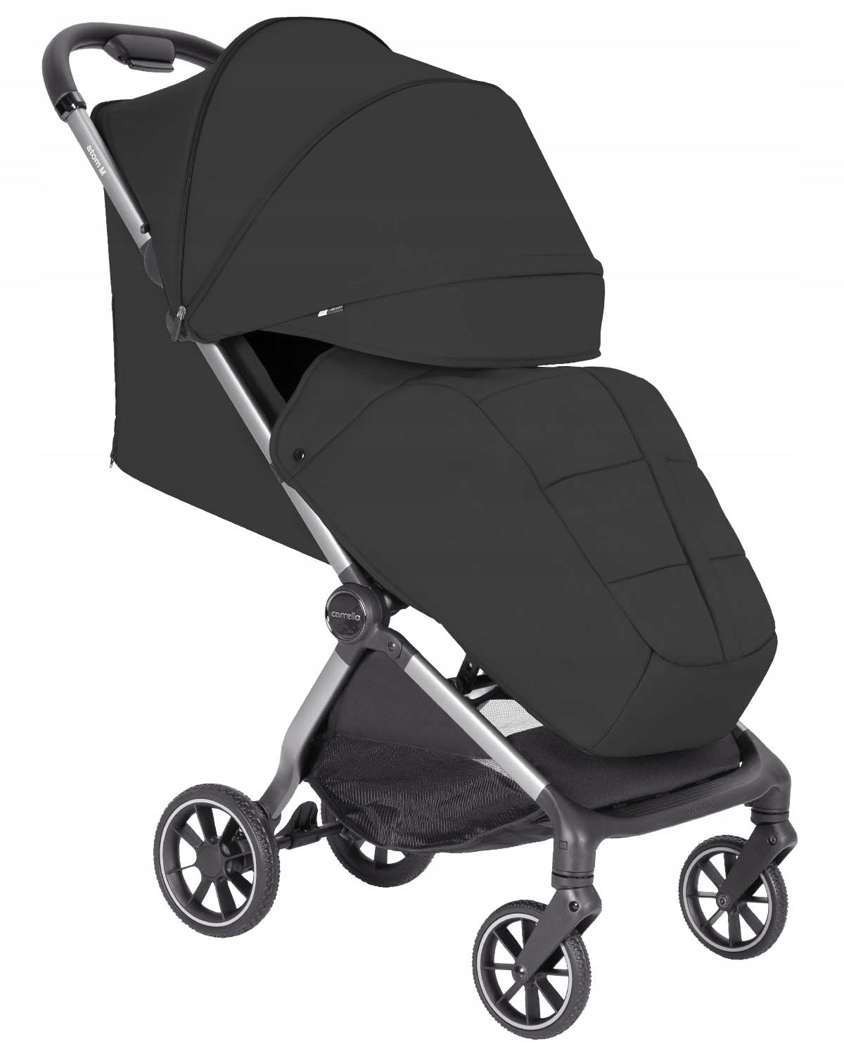 Baby Stroller CARRELLO Atom M CRL-5527 Diamond Black Brand Carrello